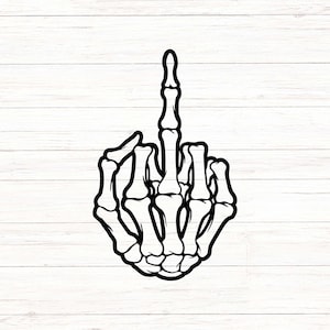 Middle Finger Skeleton Halloween, Png Svg, Tumbler Design, Halloween Witch Cricut File SVG Png Sublimation Downloads Printables