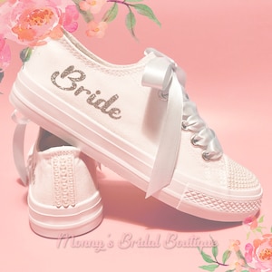 personalised wedding trainers