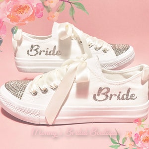 personalised wedding trainers