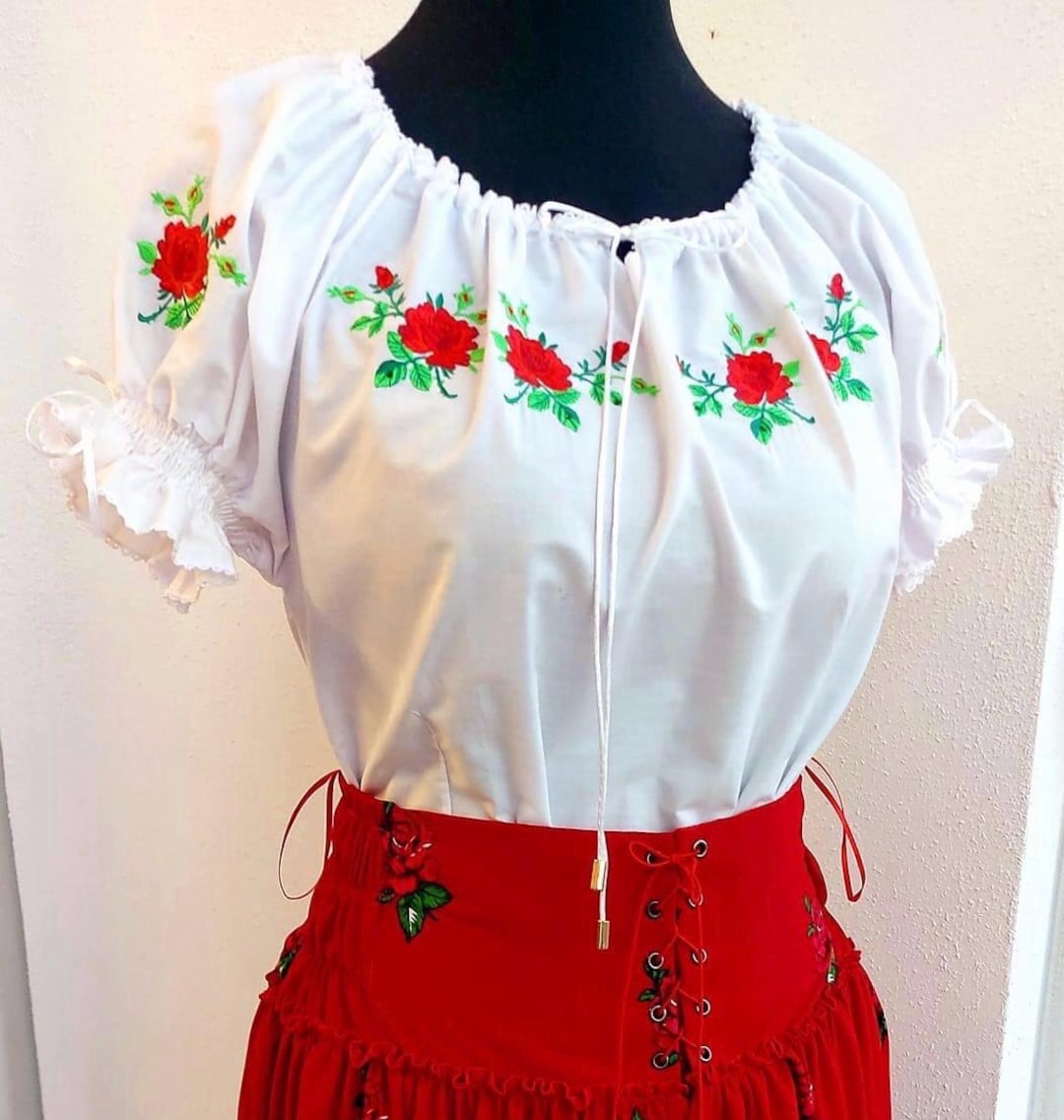 Vtg 90s Chian Chen Womens Top Size L Peach Floral Daisy