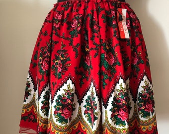Folk Skirts, Short Polish Slavic Skirts, lengh 21”+