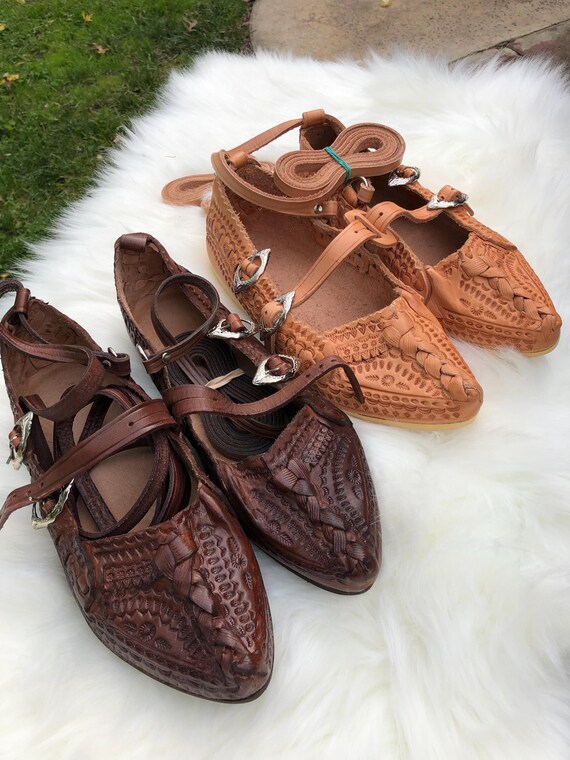 Real Leather Polish Folk Kierpce Shoes Orginal Highlander Leather Kierpce for Women 3 Colors Available Etsy Canada