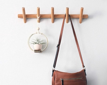 Wooden Wall Hook Etsy