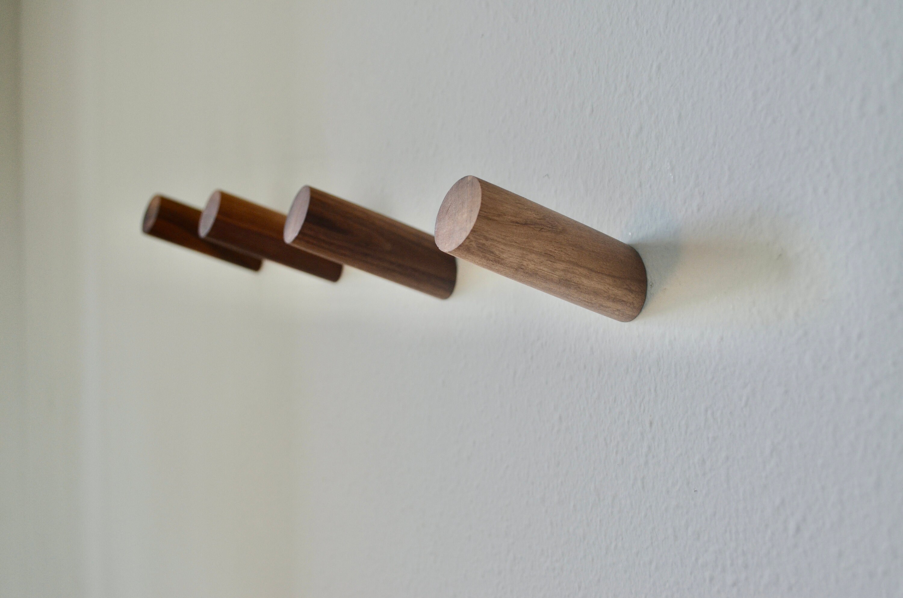 Modern Handmade Wall Hook Wood Peg Hook Wall Hook Hat Rack Etsy