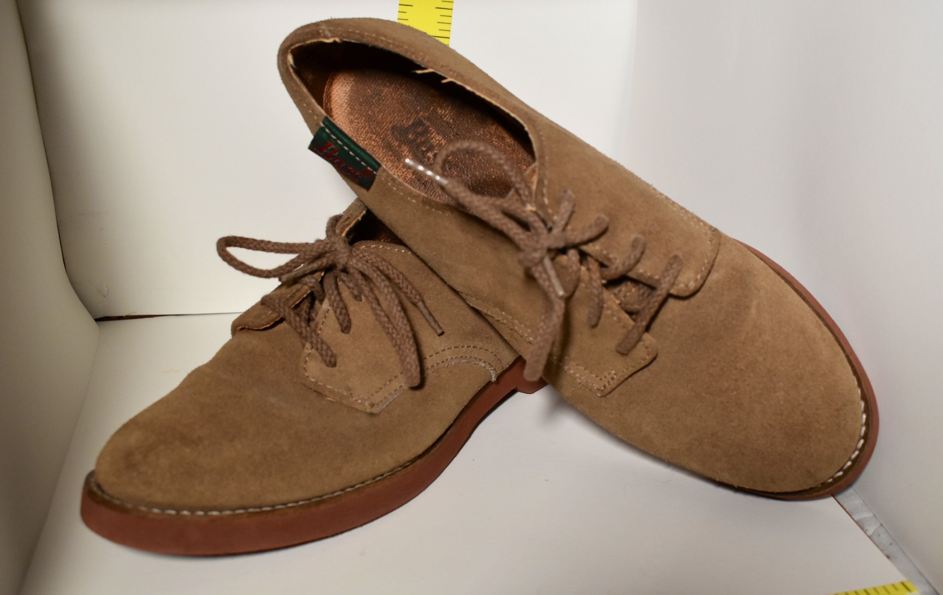 bass suede oxfords