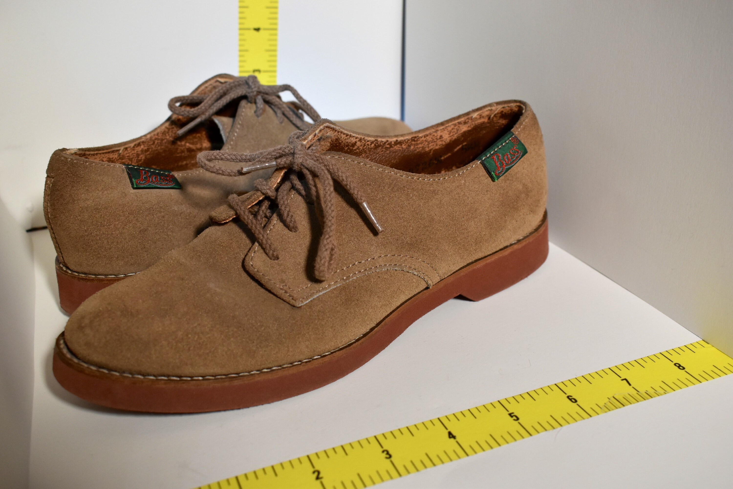 bass suede oxfords