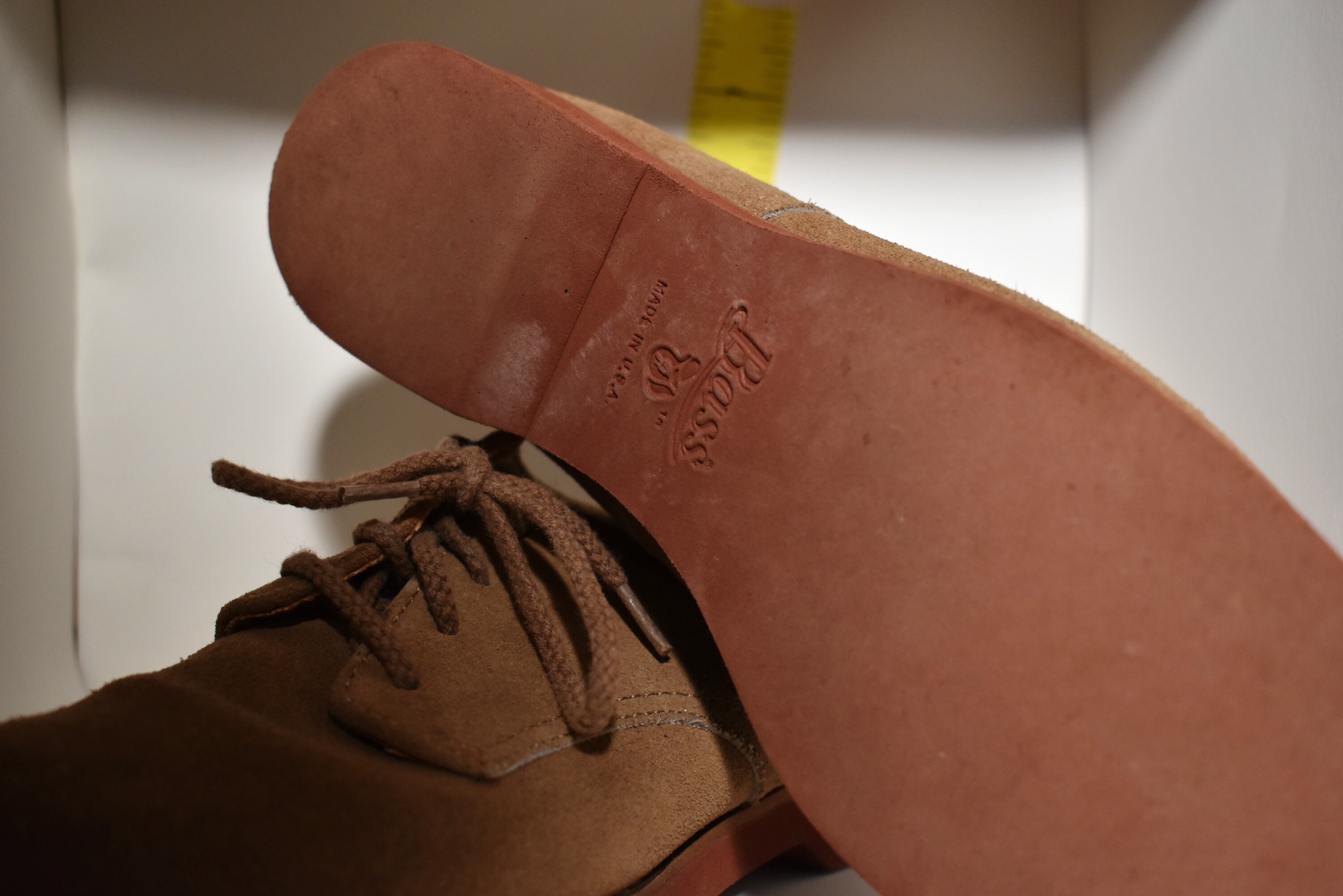 bass suede oxfords
