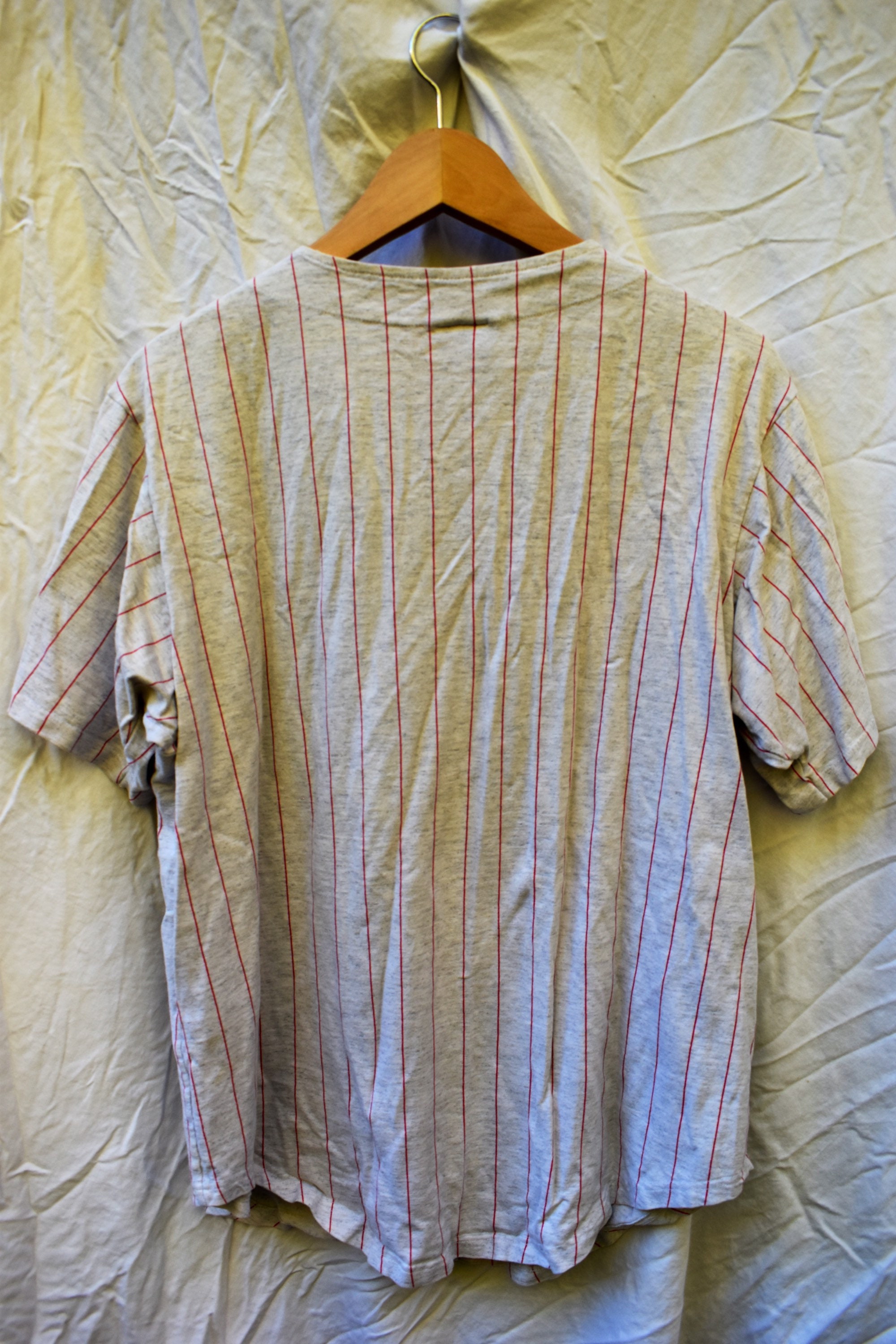 bulls button up jersey