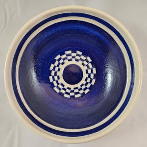 Hand Carved Blue Bowl