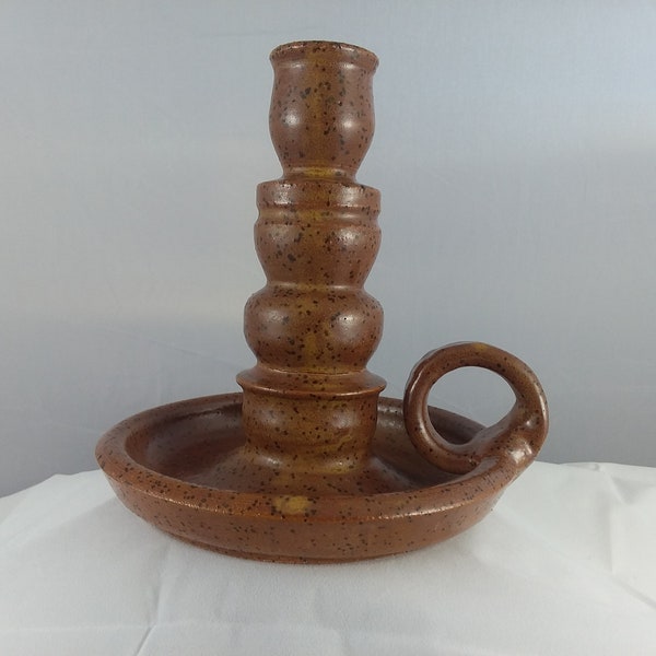 Wheel Thrown Pottery Candlestick Holder