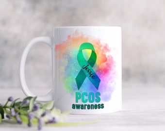 PCOS Polycystic Ovary Syndrome awareness button 1inch, badges,pinbacks PCOS Polycystic Ovary Syndrome awareness button 1inch, badges,pinbacks