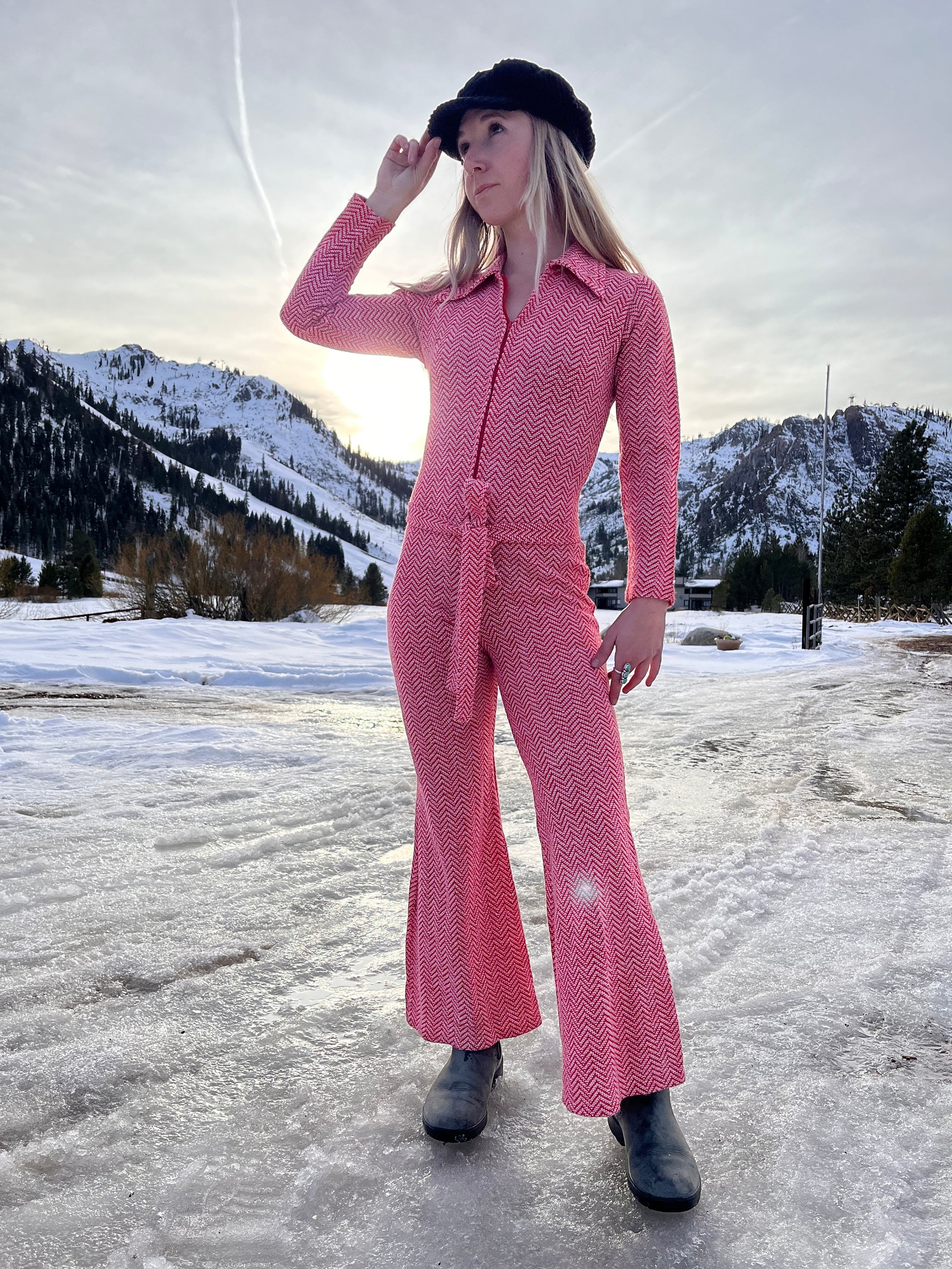 Knitted jumpsuit womens sale