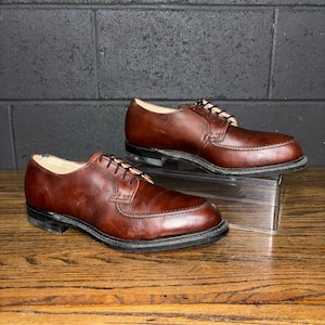 Vintage Iron Age USA Union Made Steel Toe Oxford Shoes Brown Leather Men’s 9D wgia9650-2021_update-profile.jpg main image 4