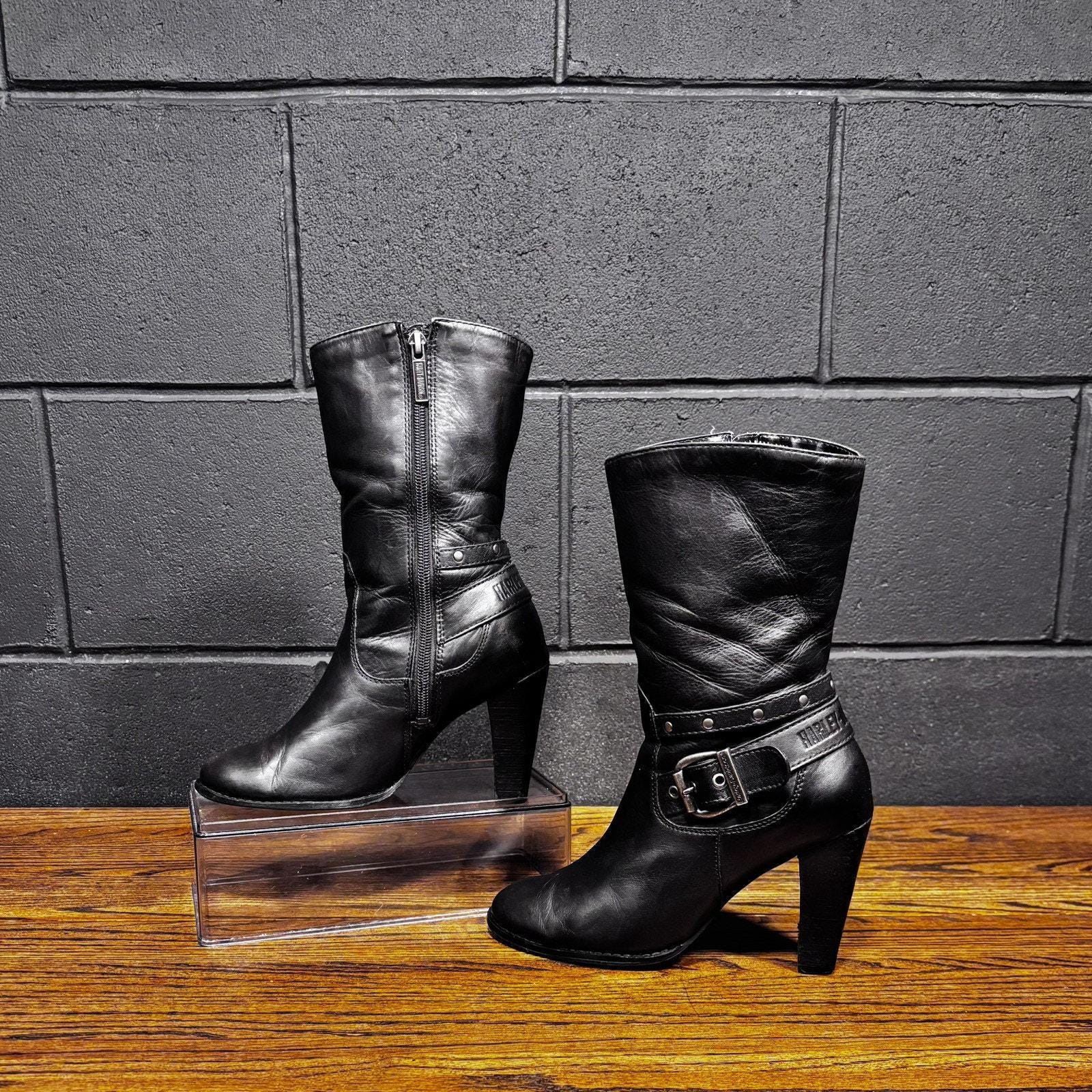 Y2k Harley Boots - Etsy