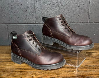 Eastland Brown Leather Chukka Boots Women’s 9.5 Lace Up Lug Sole