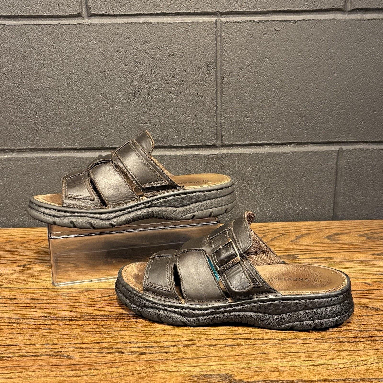 Vintage 90s Grunge Mens 12 Sandals Brown Fishman Simple Brand Lug Soles Mens 90s Sandals - Etsy main image 2