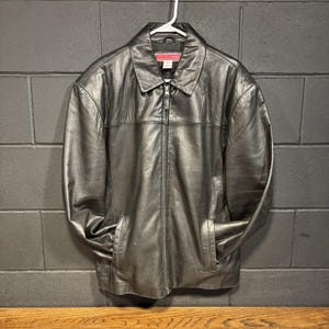 Grunge Leather Jacket - Etsy