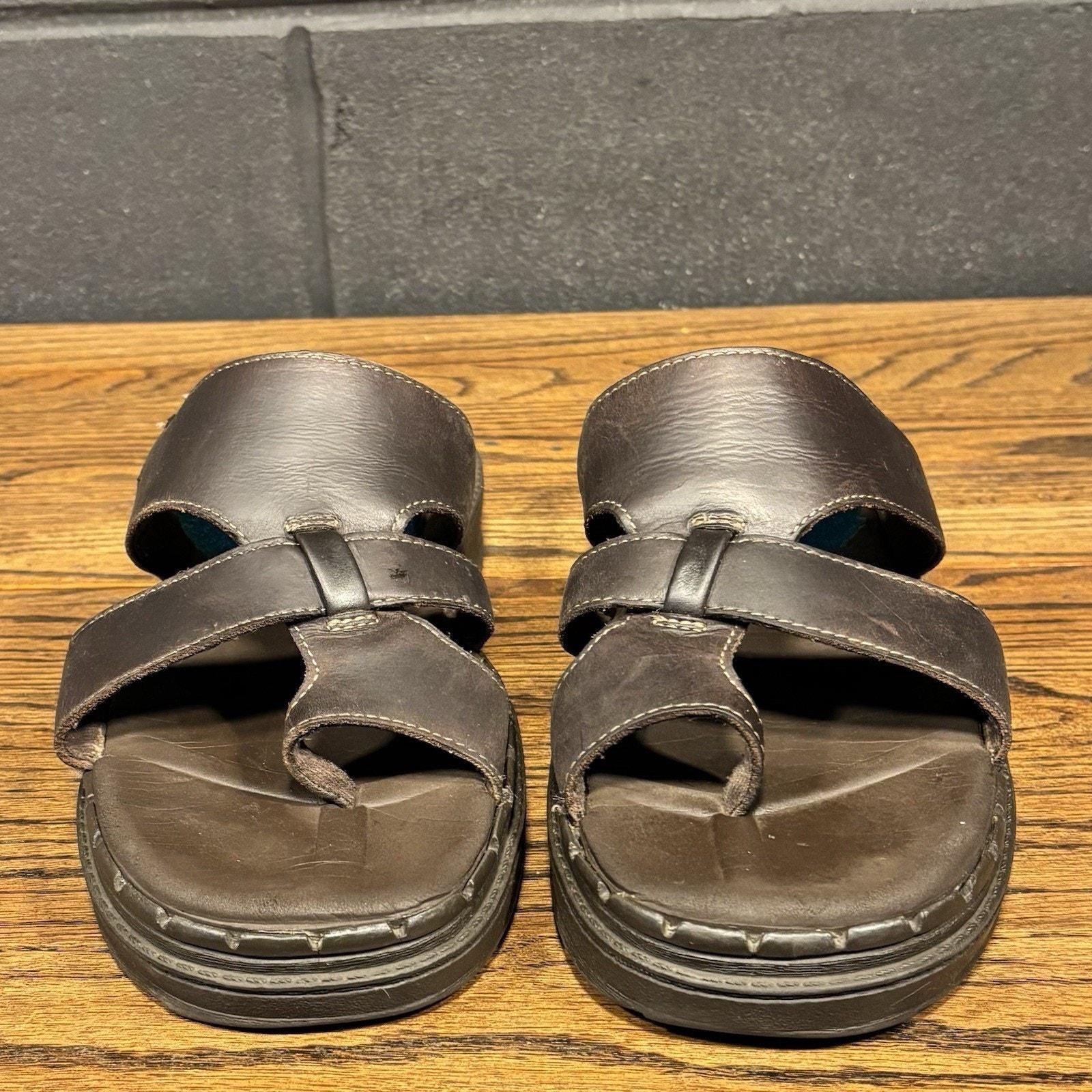Vintage Sketchers Strap Leather Sandals Y2K Jammers Chunky 11 Men’s Vintage Skechers Fisherman Sandals Jammers | Mercari main image 4