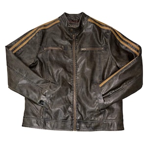 ジャケット・アウター 00's gimmick leather jacket grunge y2k 00´s archive gimmick Leather jacket y2k 【公式通販】