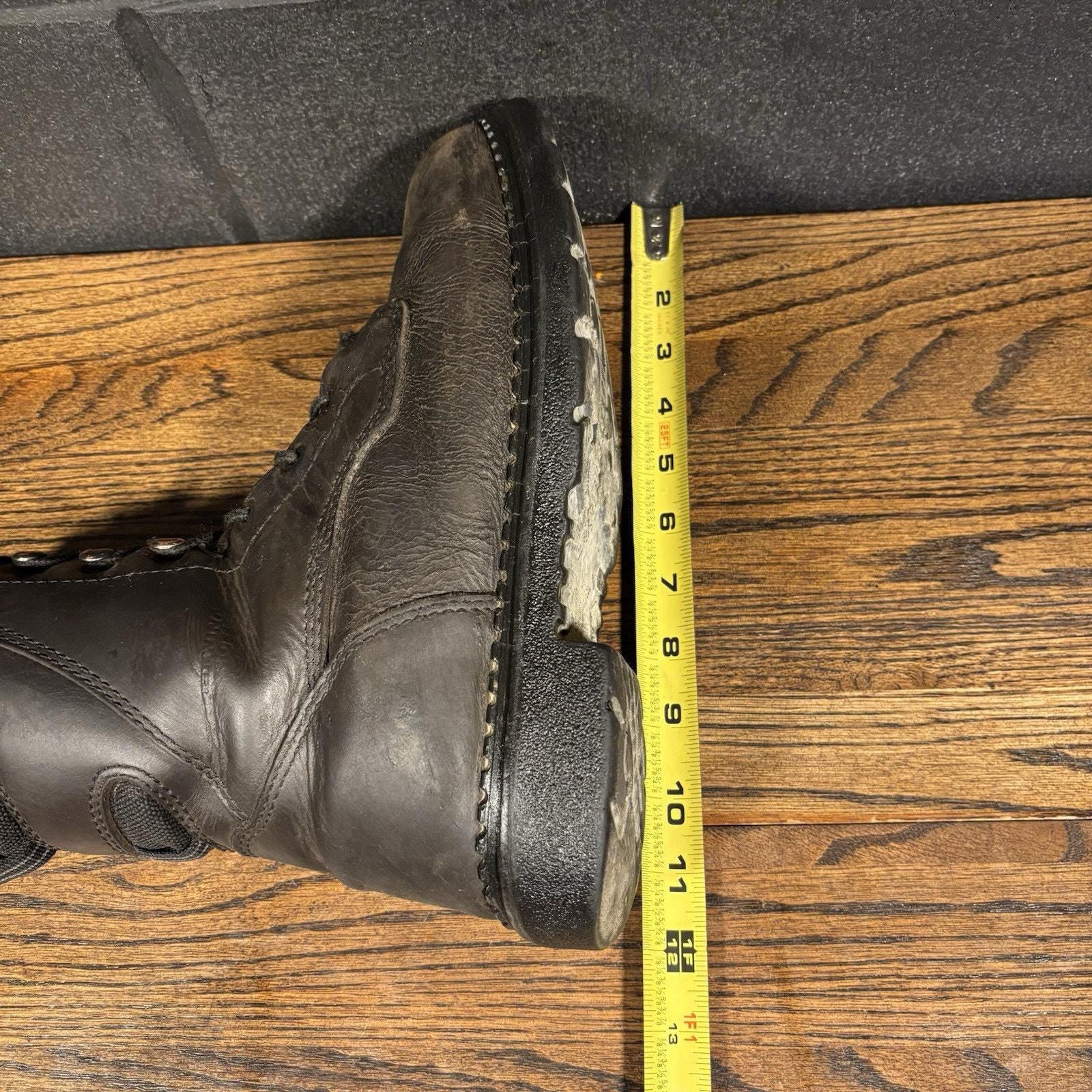 Vintage Red Wing 1411 Brown Leather Work Boots, Men display picture 2