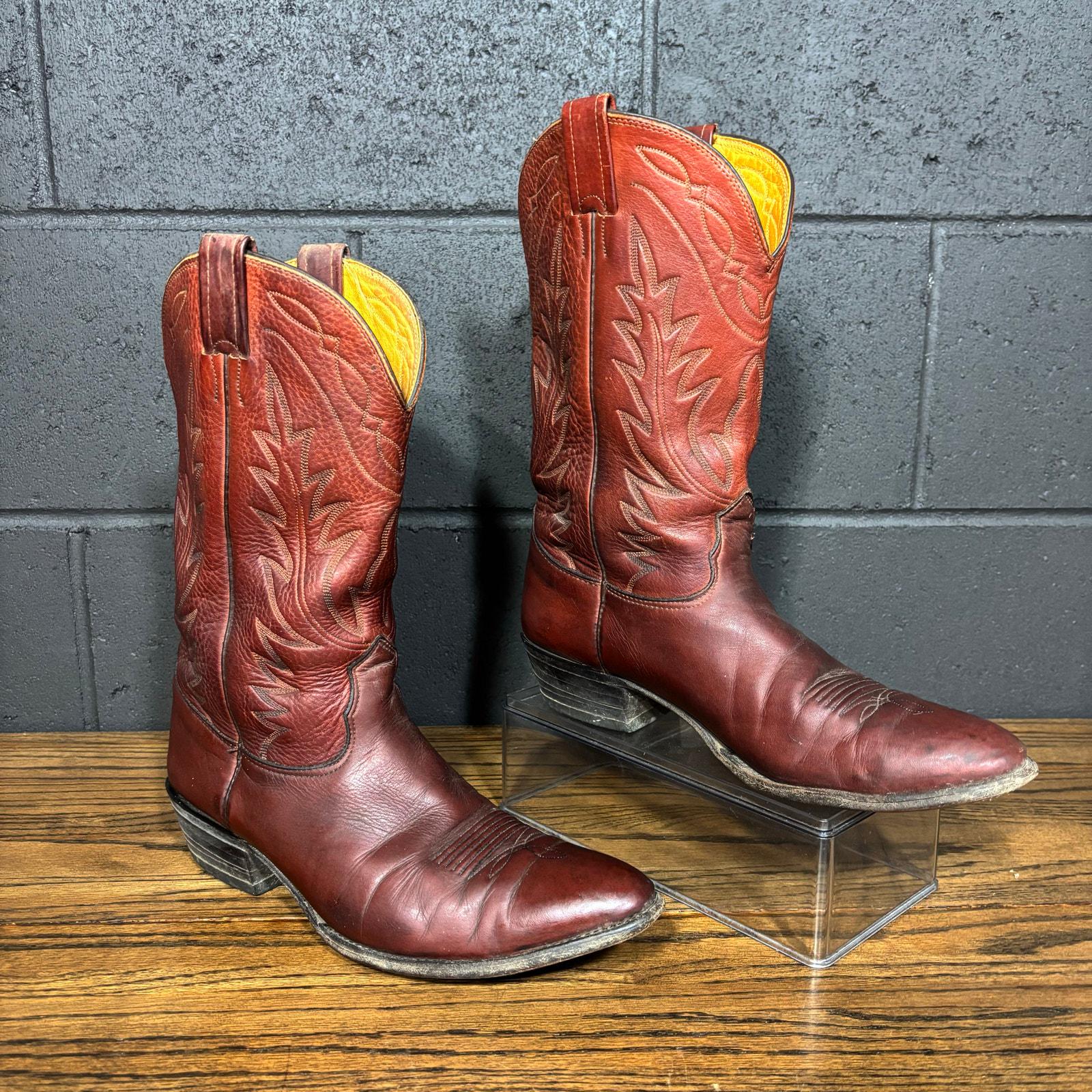 usa製　26cm Nocona ヴィンテージ ウエスタンブーツ /P3272 Nocona MD2731 Men's Legacy Rancher Boot with Tan Vintage Cow Foot