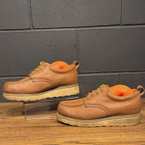 Vintage Sears Leather Lace Up Shoe Men’s Lug shoe Sears | Shoes | Vintage Sears Leather Lace Up Shoe Mens Lug  main image 4