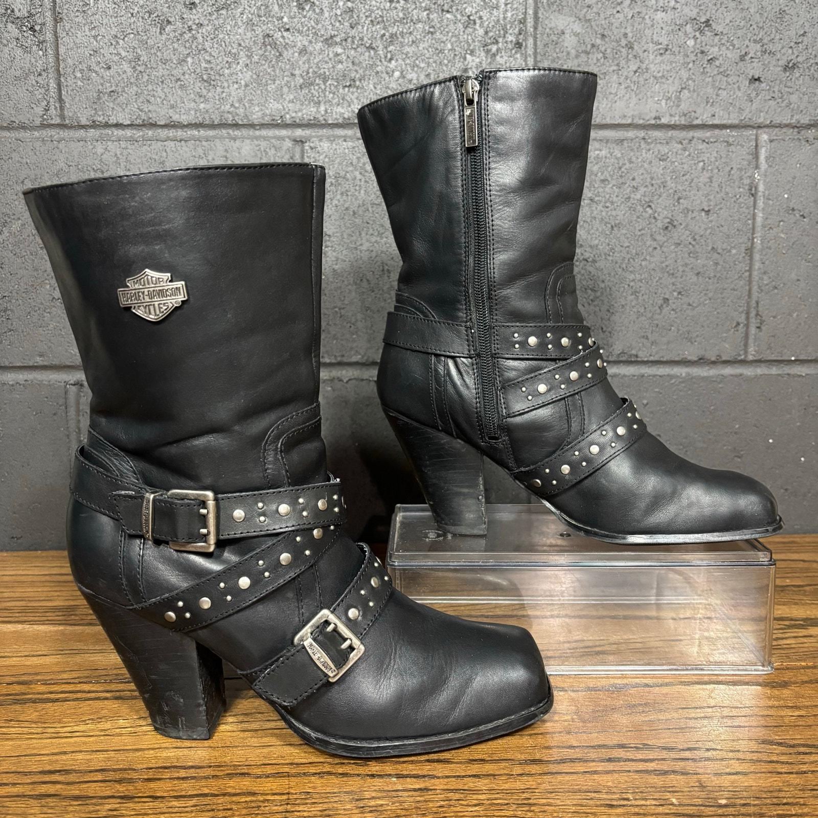 Y2k Harley Davidson Boots - Etsy