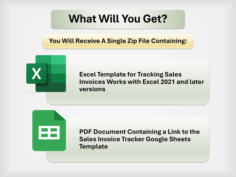 Sales Invoice Tracker Excel & Google Spreadsheet Template | Generator ...
