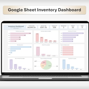 Inventory Tracker Spreadsheet Excel & Google Sheets, Warehouse, Small ...