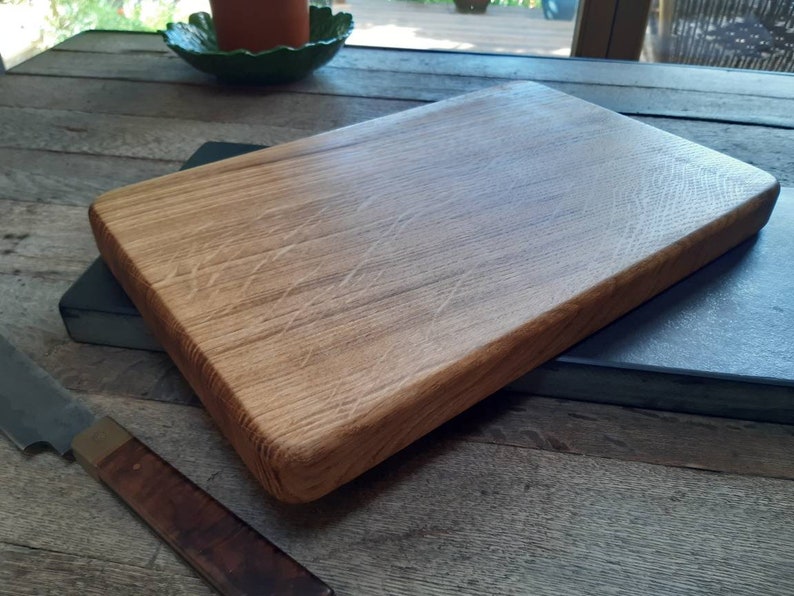 English Oak Cutting Board. Hand Made in Dartmoor Devon Etsy