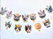 Cats Birthday Garland - Cupcake toppers - photo reproductions on heavy card stock - cute cat portraits - Cat Queen 