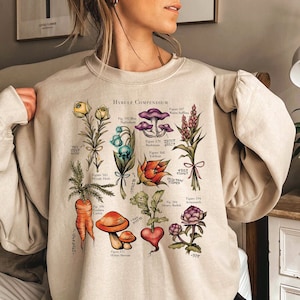 Hyrule Flora Shirt, Gift for Plant Lover, Legend of Zelda Gilf, Vintage Plant Tee, Vintage Plant Shirt, Video Game Shirt