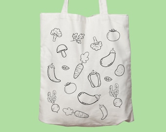 canvas vegetable bags