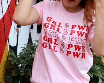 GIRL POWER Shirt, Girl Power shirts, Girl Power Shirts, The Future is Female, Girl Gifts, Girl Gang Power, Retro Girl Power, Feminist Shirt