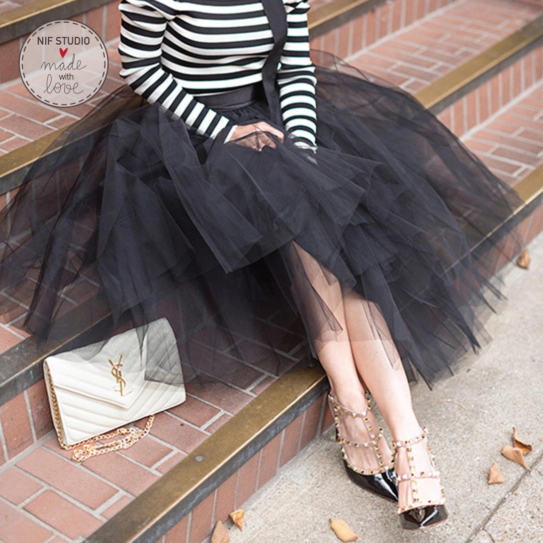 スカート sheller three tier tulle skirt/002 Amazon.com: SANGTREE Tulle Skirts for Women, Elastic High