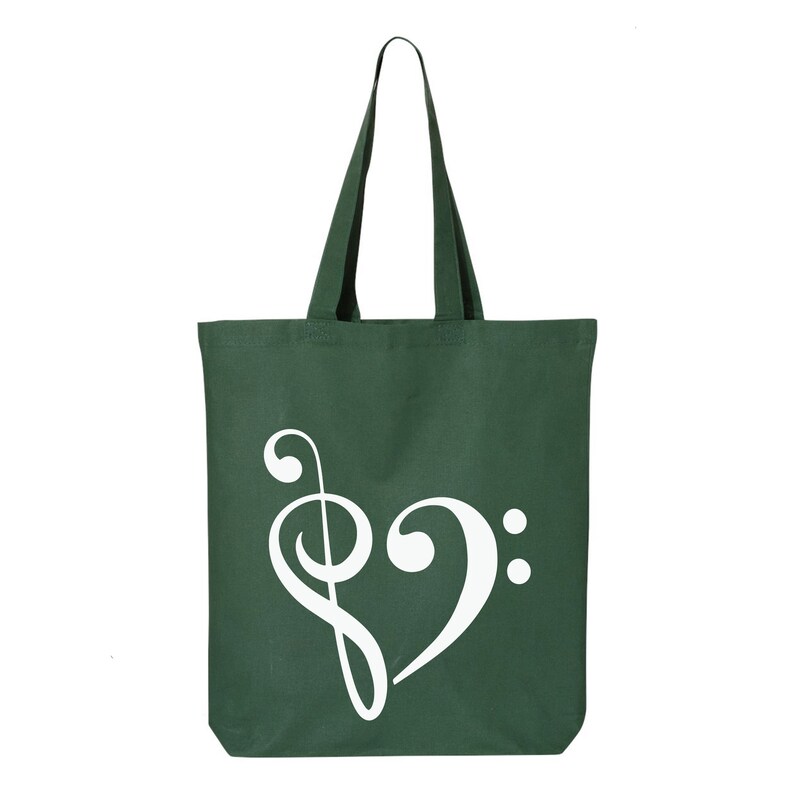 Clef Music Notes Bag Music Tote Bag Music Teacher Gift Etsy