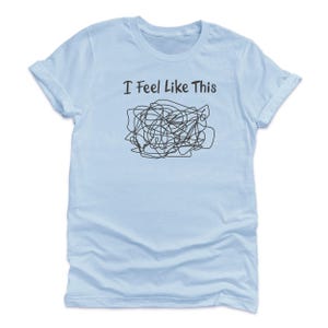 Funny Graphic Hoodie - "I Feel Like This" Soft Cotton Blend Sweatshirt image 7