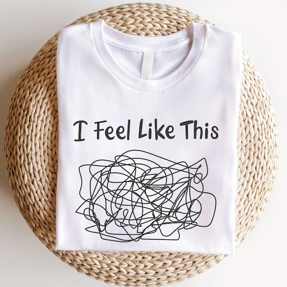 Funny Graphic Hoodie - "I Feel Like This" Soft Cotton Blend Sweatshirt