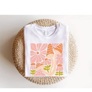 Retro blommig skjorta: Henri Matisse-inspirerad konstnärlig topp bild 5