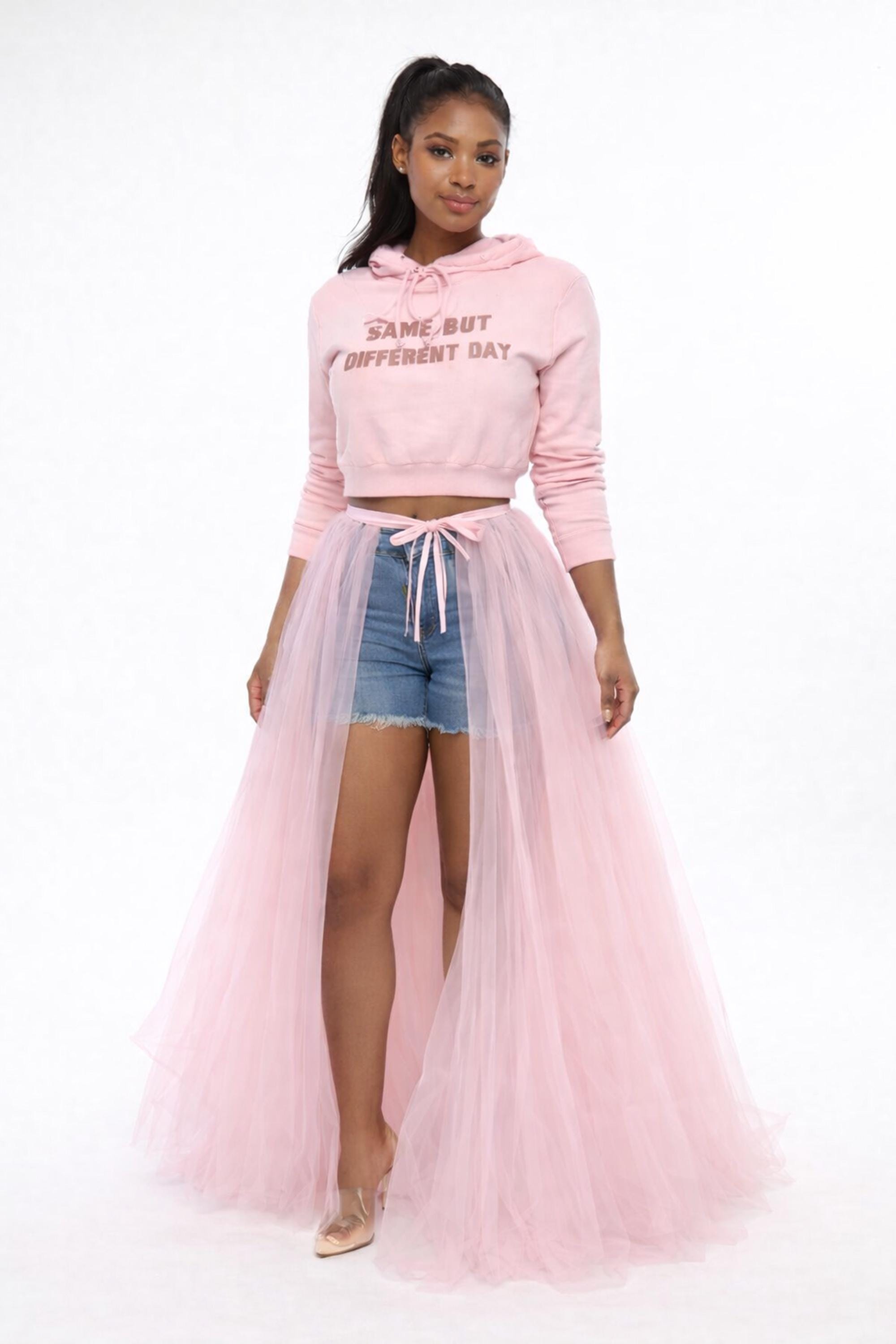 Long White Tulle Skirt - Etsy