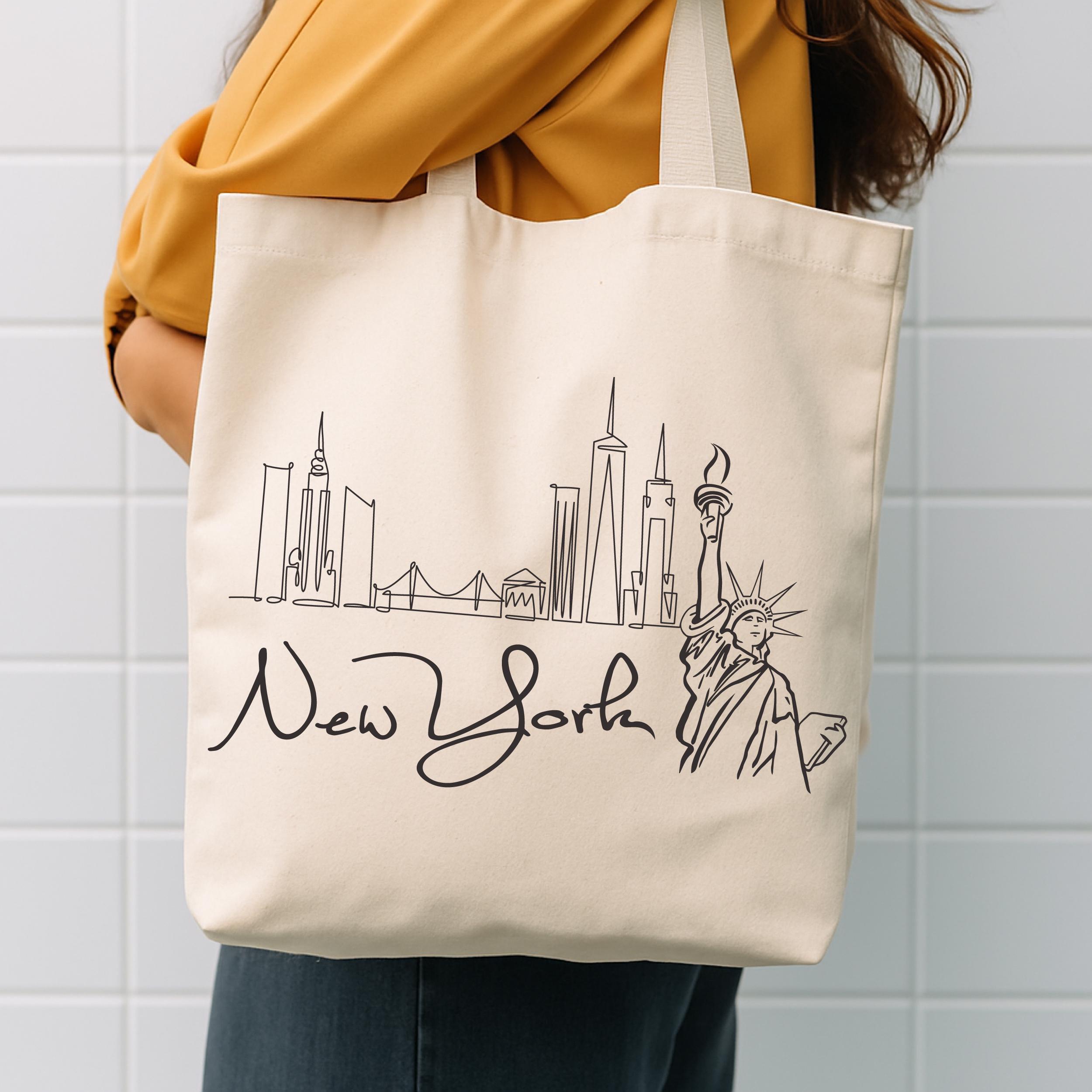 New york tote bag - Etsy 日本