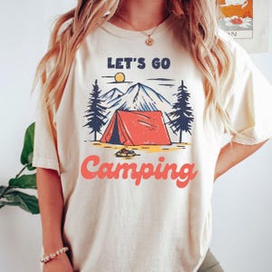 Camping Graphic Tee: Unisex Soft Cotton, Eco Friendly Shirt image 2