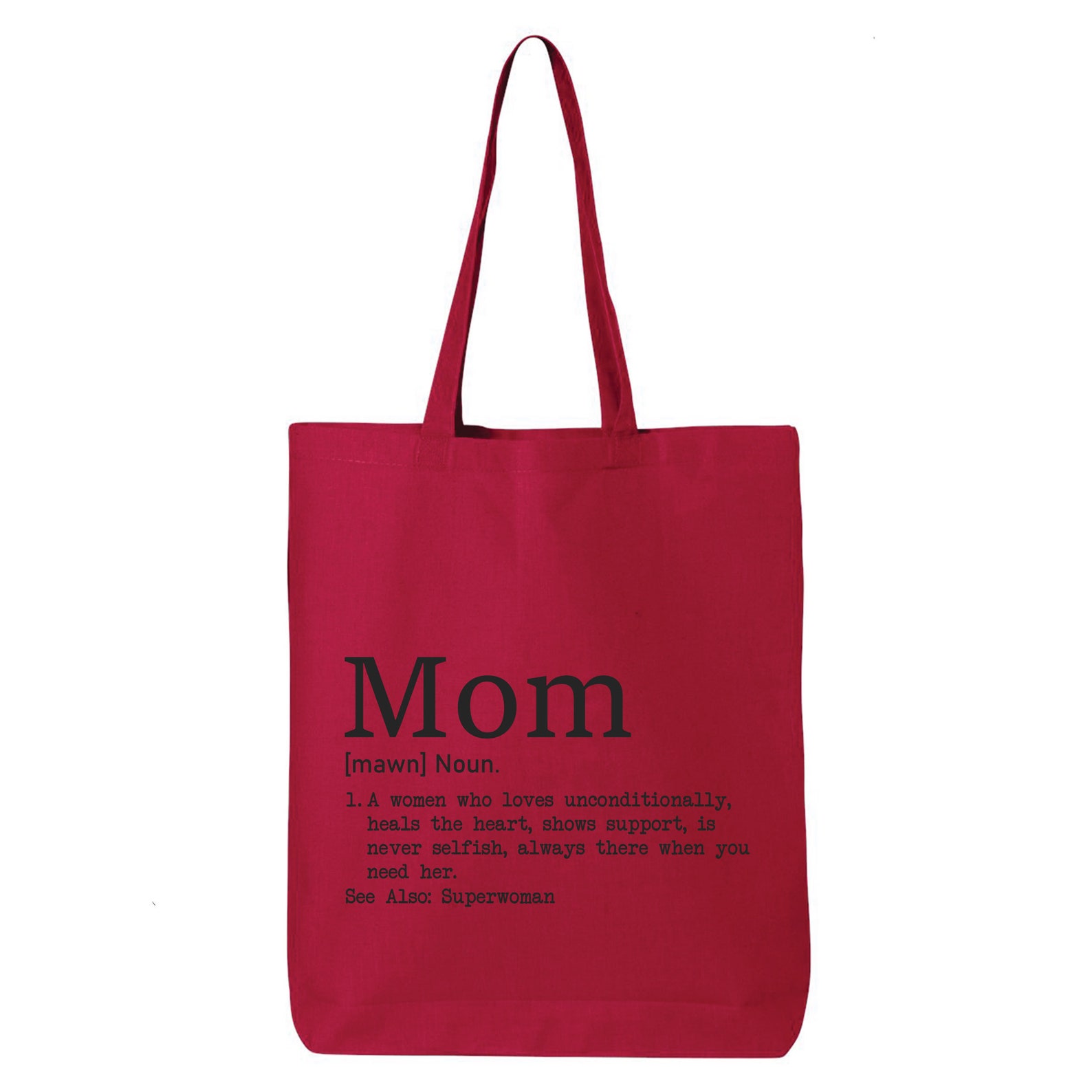 Mom Definition Tote Bag Mom Bag Mama Bag Friendly Bag Etsy