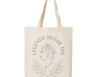 Draagtas Queen Elizabeth II: Legends Never Die, cadeau koninklijke familie