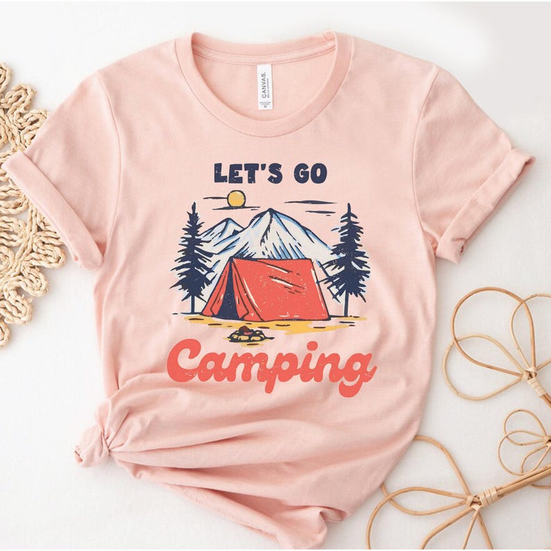 Camping Graphic Tee: Unisex Soft Cotton, Eco Friendly Shirt image 3