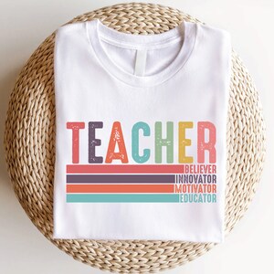 Retro Teacher Sweatshirt: Appreciation Gift, Soft Cotton Blend
