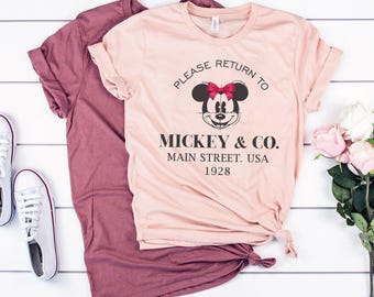 Mickey and Minnie Mouse Family Shirt - Soft Cotton Disney Tee