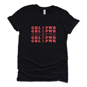 Camiseta feminista retrô: Camiseta Girl Power de algodão imagem 6