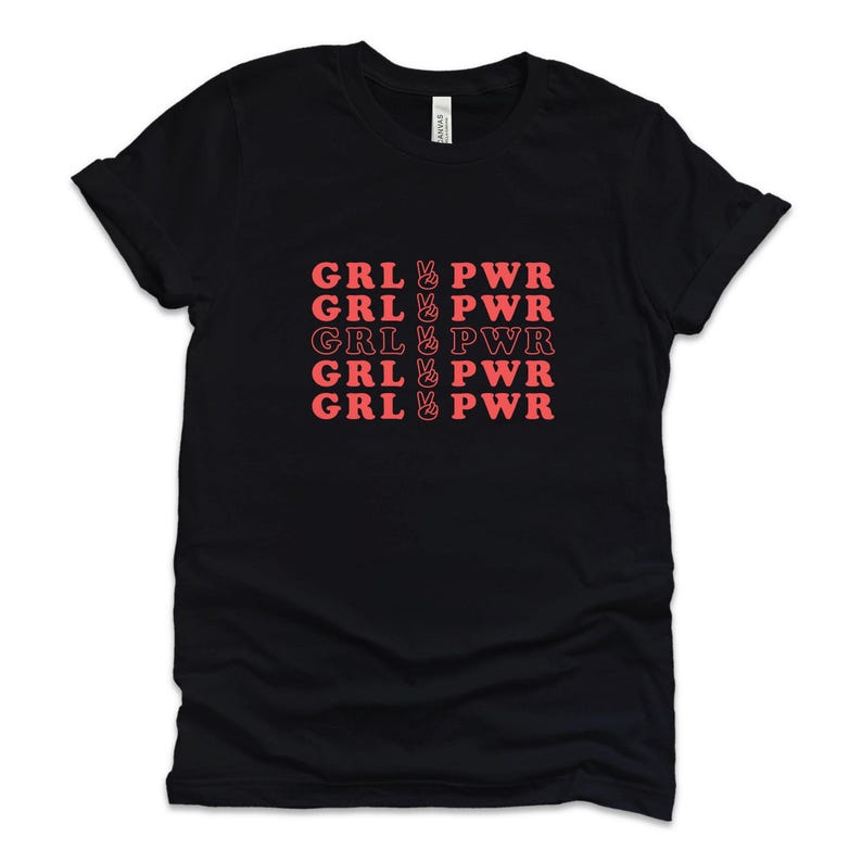 Camiseta feminista retrô: Camiseta Girl Power de algodão imagem 6