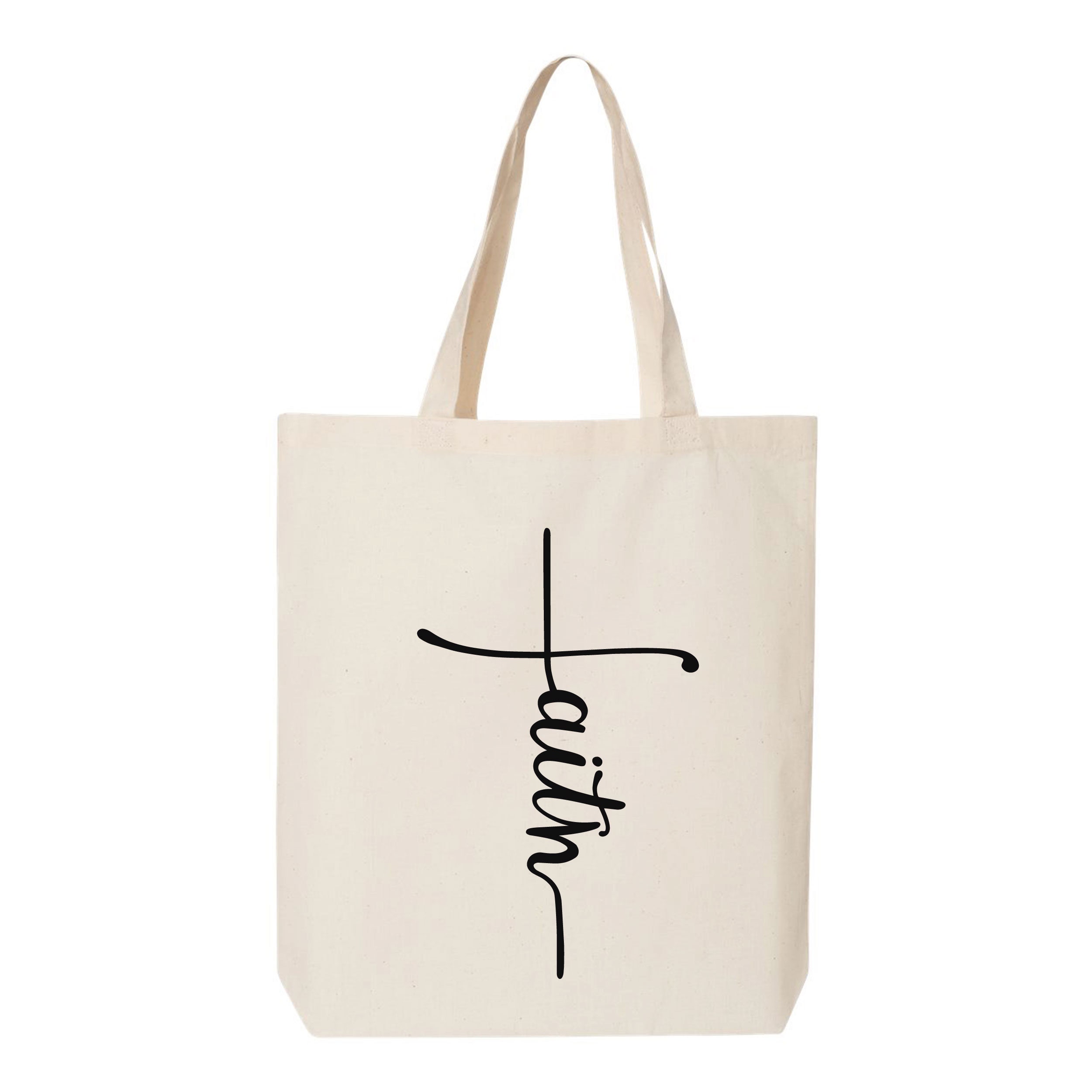 Faith Cotton Tote Bag Religious Jesus Friendly Bag | Etsy